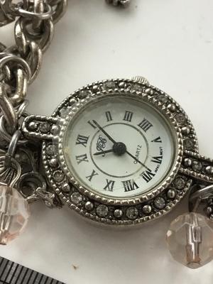 Beautiful vintage charm watch bracelet