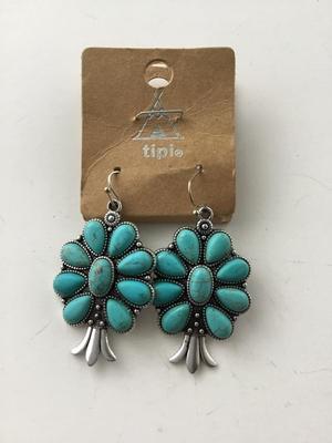 Tipi marked boho fashion earrings