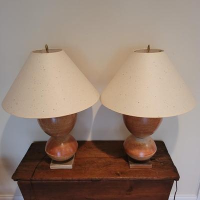 Pair of Earthenware Lamps (BD-EL)