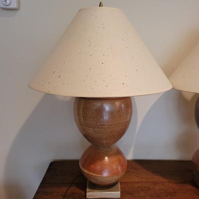 Pair of Earthenware Lamps (BD-EL)