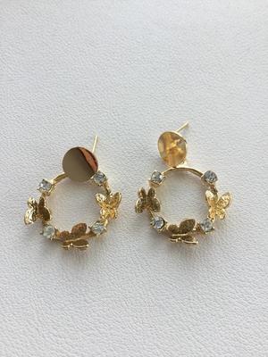 Beautiful butterfly fashion earrings