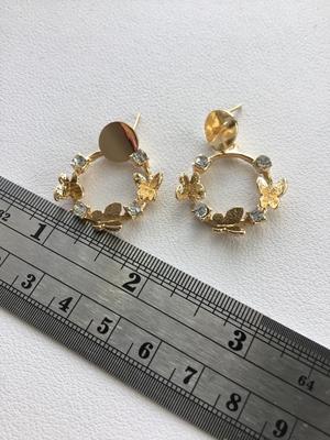 Beautiful butterfly fashion earrings