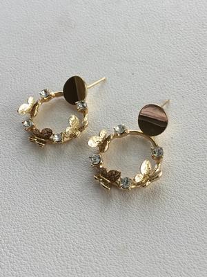 Beautiful butterfly fashion earrings