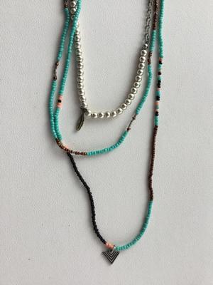 Aeo marked 3 layer fashion necklace