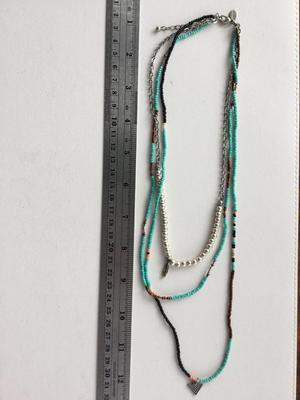 Aeo marked 3 layer fashion necklace
