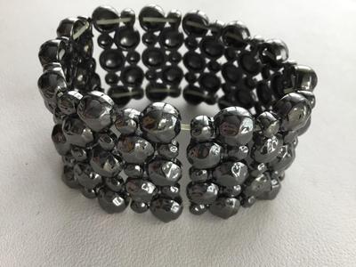 Beautiful black stretchy fashion bracelet