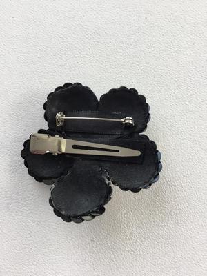 Vintage black hair clip or pin