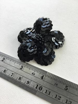 Vintage black hair clip or pin