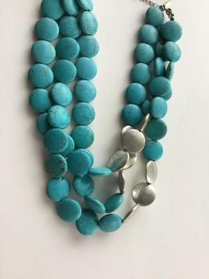 Natasha marked multilayer statement necklace