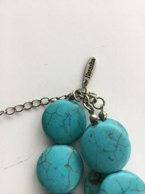 Natasha marked multilayer statement necklace