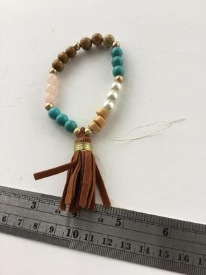 Stretchy beaded colorful fashion bracelet