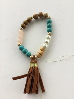 Stretchy beaded colorful fashion bracelet