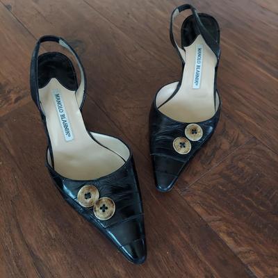 Manolo Blahnik Women’s Kitten Heels - Size 38 1/2 (LR-DZ)
