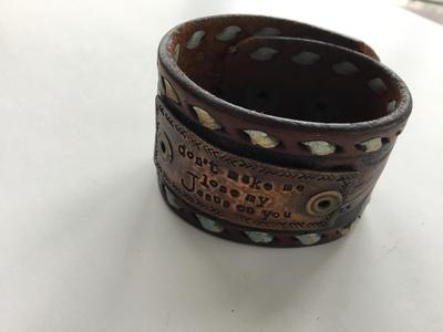 Tandy leather type fashion bracelet