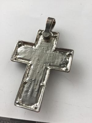 Beautiful vintage cross statement necklace pendant