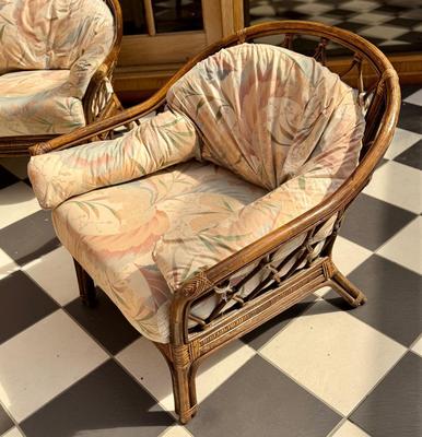 Bamboo Couch and Chair