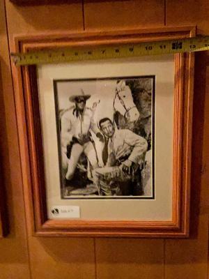 Vintage Framed Print - The Lone Ranger and Tonto