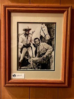 Vintage Framed Print - The Lone Ranger and Tonto