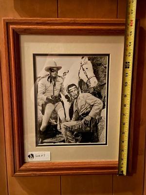 Vintage Framed Print - The Lone Ranger and Tonto