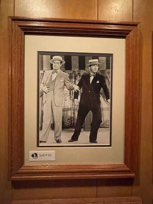 Vintage Framed Print - Bing Crosby and Bob Hope