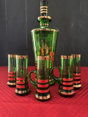 Vintage Bohemian Glass - Set of 12