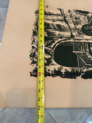 Woodblock Print Titled “Ruffindale”