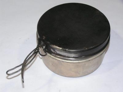 Portable “ROCKET STOVE” and Korean war era G.I. cook set