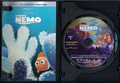 Finding Nemo, Disney movie DVD 2-Disc Collector's Edition DVD movie