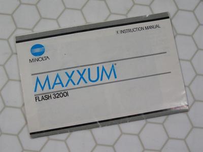 3200i flash unit for Minolta Maxxum ɑlpha & SONY ɑlpha digital cameras