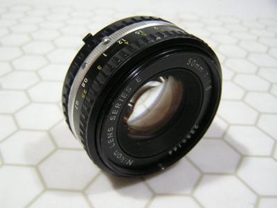 Nikon 50mm f:1.8(22) (35mm) Series 'E' AI-S super compact normal lens