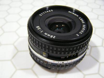 Nikon 28mm f:2.8(22) (35mm) Series 'E' AI-S compact wide angel lens