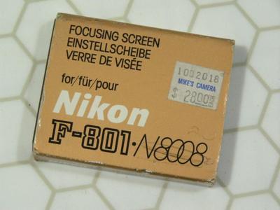 Nikon optional viewfinder focusing screen split image focus assist screen