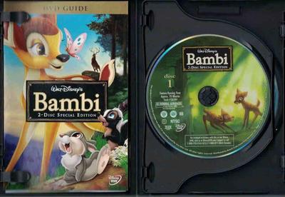 Bambi – Disney Movie on DVD. 2 disc Platinum Edition (our of print),