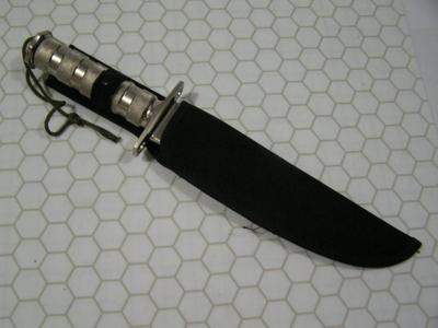 “Rambo Knife” Wanna Be, stainless steel, 8” heavy blade, Hollow handle