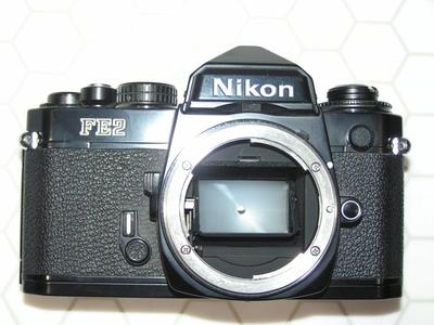 Nikon FE2 w/ MD-12 motor drive & accessories