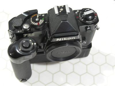 Nikon FE2 w/ MD-12 motor drive & accessories