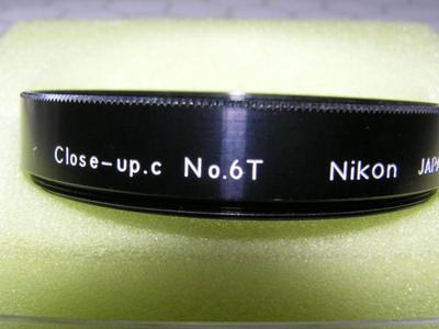 Nikon No. 6T close-up (macro) attachment lens with 62mm attaching thread.