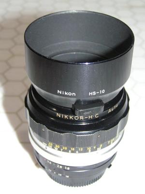 Nikon 85mm f:1.8(22) lens, factory AI'd (1st gen, 3rd iteration, C model)