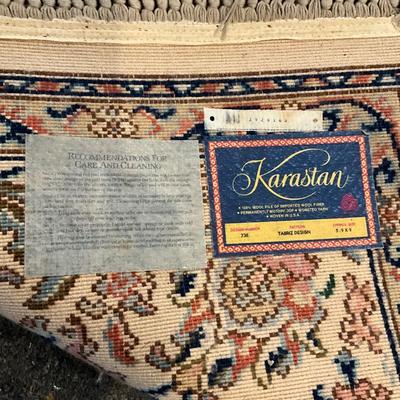 K1176 Wool Oriental Tabriz Karastan Rug