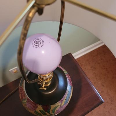 Ceramic Floral Lamp (BD-EL)