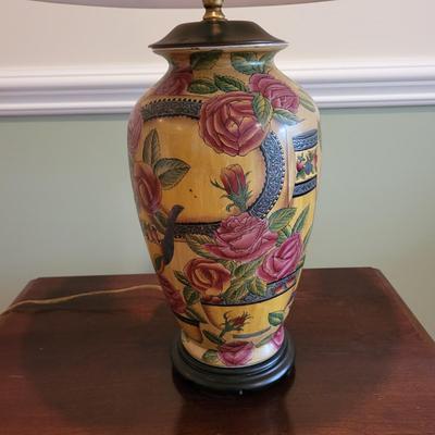 Ceramic Floral Lamp (BD-EL)