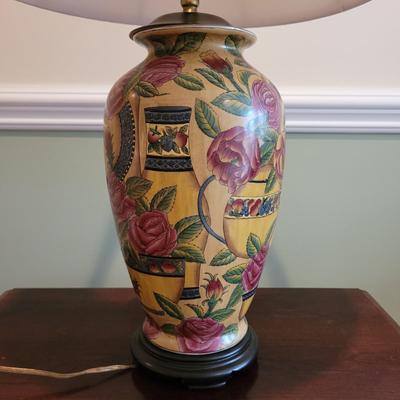 Ceramic Floral Lamp (BD-EL)
