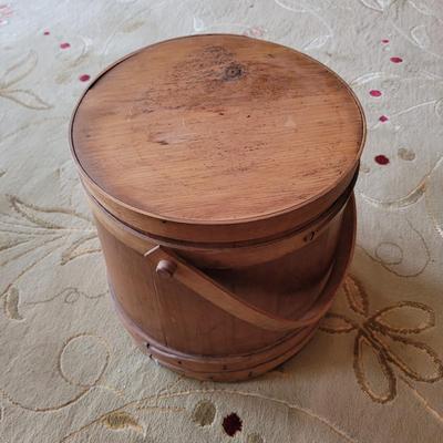 Antique Wood Firkin (BD-EL)