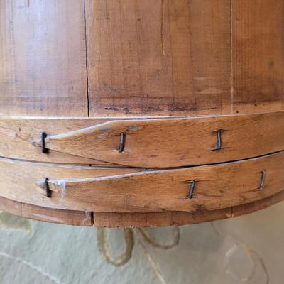 Antique Wood Firkin (BD-EL)