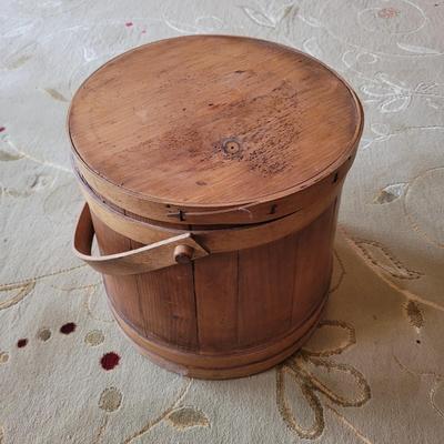Antique Wood Firkin (BD-EL)