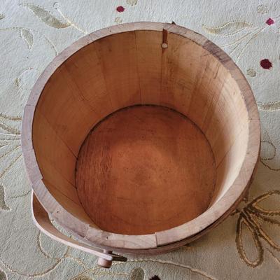 Antique Wood Firkin (BD-EL)