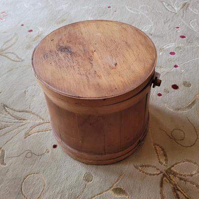 Antique Wood Firkin (BD-EL)
