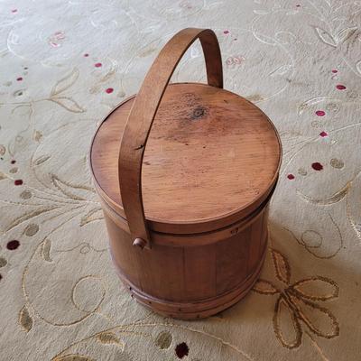 Antique Wood Firkin (BD-EL)