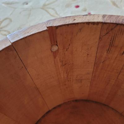 Antique Wood Firkin (BD-EL)