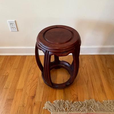 L1190 Vintage Mahogany Chinese Garden Seat